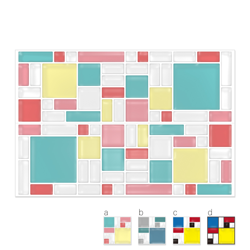 3D Mosaic Tile Sticker
